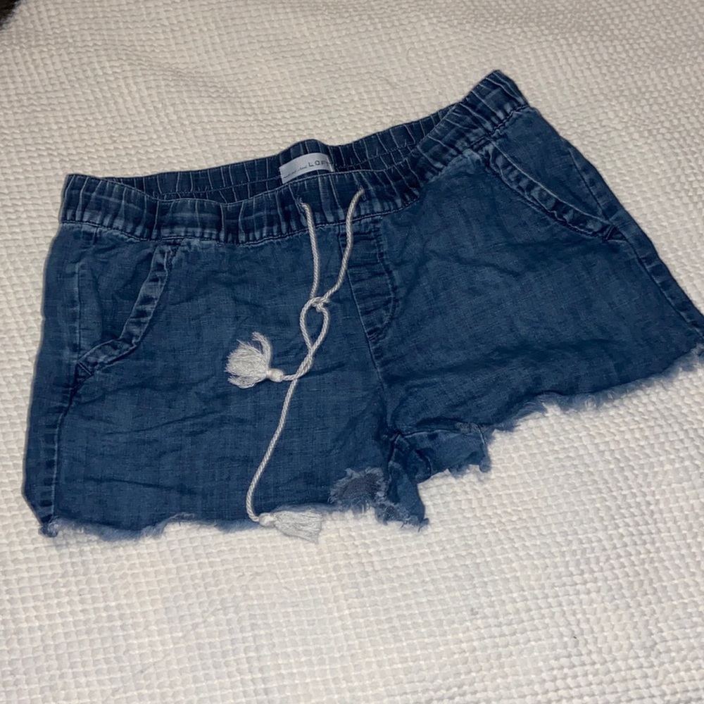 Loft size 12 cutoff denim shorts